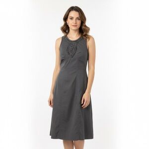 XCVI Gray Midi Dress